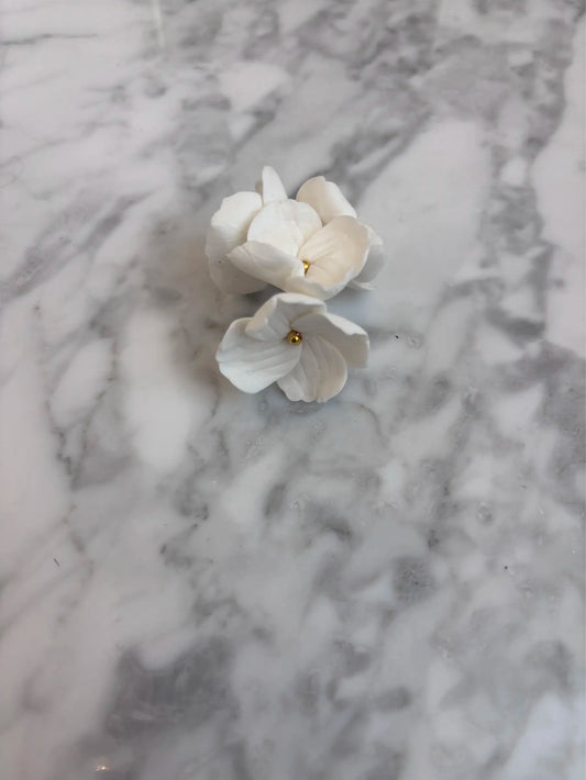 Clay Flower Earrings